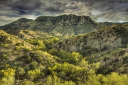 Embudo mountains,  fall colors,